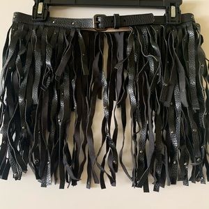 BCBG leather skirt belt!